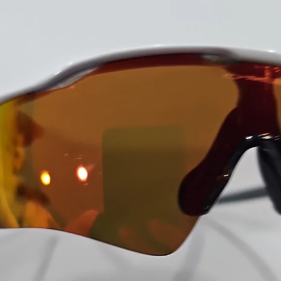 Sporty Sunglasses with Orange Lenses - Picture 6 of 7